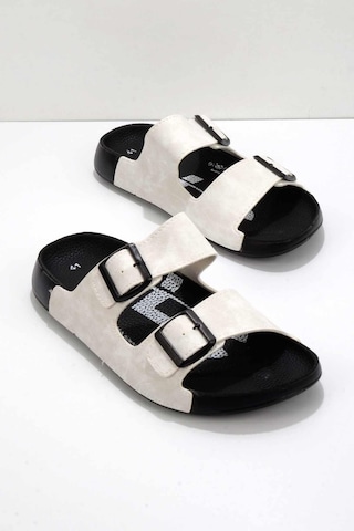 Beyaz Erkek Terlik E04529065101 Beyaz