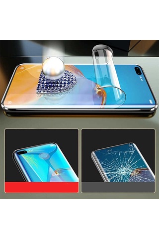 Oppo Reno 3 Pro 5G Nano Pet Full Ekran Koruyucu Siyah