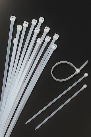 Kablo Bağı 100 Adet Cırt Kelepçe-nylon66 8.8 X 610mm- Beyaz