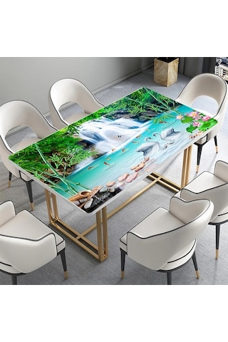 Masa Kaplama Folyosu Mobilya Masa Kaplama Folyoları 3D Doğal Şela