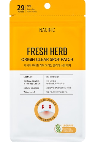 NACIFIC Fresh Herb Origin Clear Spot Patch 29 Adet , Şeffaf Yama , Koruyucu Bakım Pedi