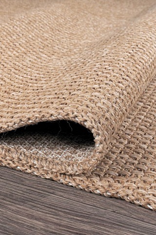 Naturel Jüt Halı Modern Örme Kilim Rusticana 3101 Çok Renkli