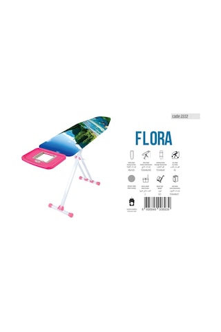 Lady Flora Ütü Masası Monoblok Tabla 150x46x90 Cm