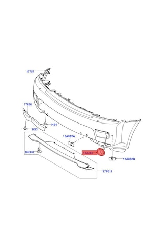 Range Rover Sport Autobiography Sis Farı Çerçevesi Sağ Lr019636