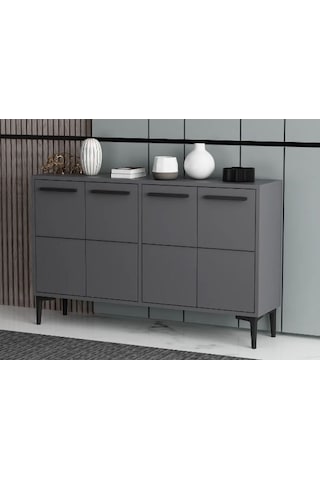 Vedi Konsol Tv Sehpası Tv Ünitesi Modern Tasarım- Antrasit