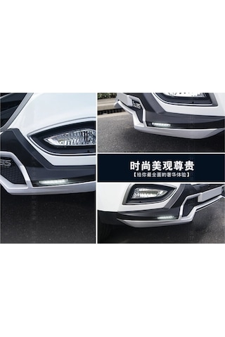 Hyundai İx35 Ön Arka Tampon Koruma Oem Stil Ledli 2009-2016