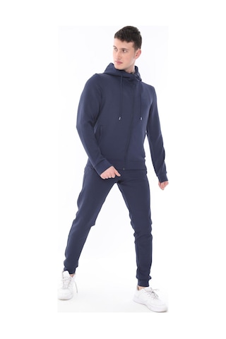 Erkek Scuba Fermuarlı Sweat Takım Lacivert