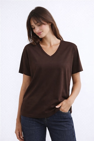 Fashion Friends Kadın Bluz 26y0021k1 Kahve
