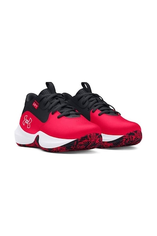 Under Armour Ps Lockdown 7 Çocuk Basketbol Ayakkabısı 3028514-600 Kırmızı