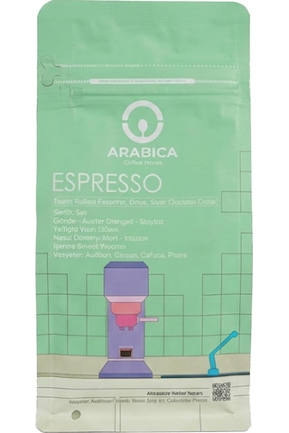 Espresso Kahve 250g Çekirdek Kahve Taze Kavrulmuş Çekirdek