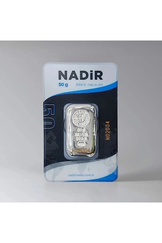 50 Gram Gümüş Külçe 50 Gram Gümüş Külçe