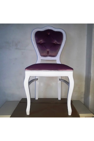 Bengimobilya Sandalye Lükens Aslan Model Kayın Ayak Parlak Ceviz Baby Face Mo