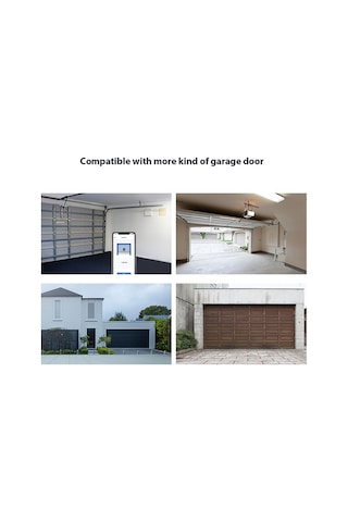 Fortunelane Akıllı Garaj Kapısı Kontrolörü, Wifi+bt Uzak Kumanda, Zamanlama, Ses Kontrolü Alexa/google Home, Ifttt Alarm Bağlant