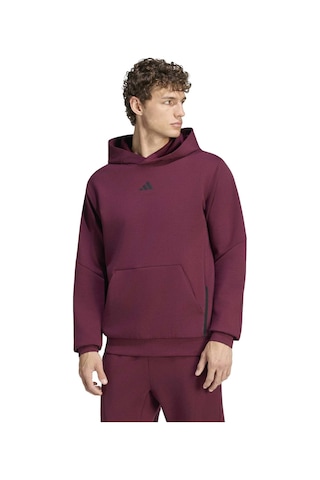 Ks6405-e Adidas D4t Hoodıe Erkek Sweatshirt Bordo Ks6405-e