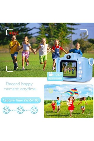 Çocuk Fotoğraf Makinası 20 Mp Video Kaydedici 2.0 İnç Çift Kameralı
