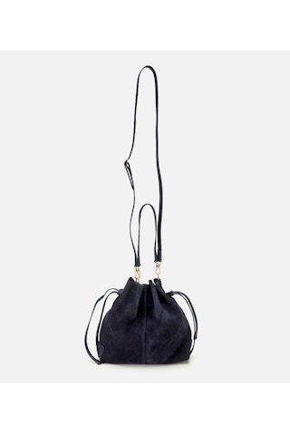 Hotiç Kadın Süet Deri Lacivert Bucket Omuz Çantası 03cah316270a680 03cah316270a680 Lacivert