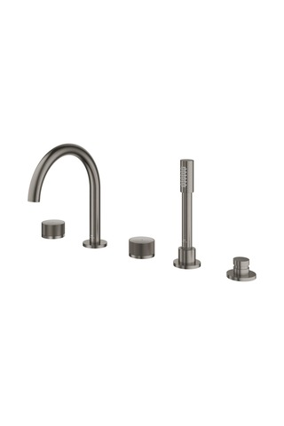 Grohe Atrio Private Collection 25226AL0 5 Delikli Küvet Bataryası Antrasit