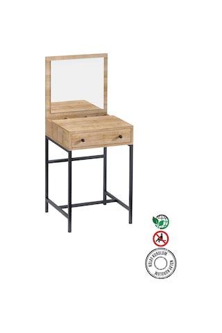 Decormet Mary Mini Makyaj Masası Safir Meşe Safir Meşe