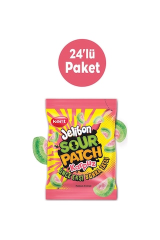 Kent Sour Patch Karpuz Aromalı Şekerleme 24 x 80 G
