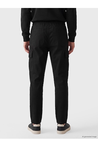 Lcw Eco Siyah Relax Fit Erkek Kargo Pantolon