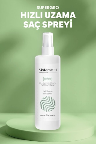 Sisteme 11 At Kuyruğu Saç Spreyi Hızlı Uzamaya Yardımcı 250 Ml