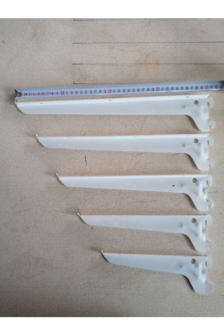 Dirilyapımarket Beyaz Raf Desteği 25 Cm 4 Adet
