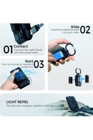 Şarj Edilebilir Taşınabilir Dış Mekan Sivrisinek Kovucu