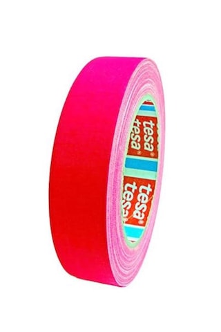 Pembe Neon Bez Bant 19mmx25mt Tesa 4671 Sahne Kamera Bandı Gaffer