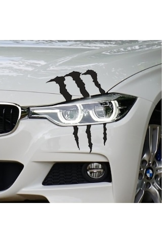 Far Için Pençe Monster Sticker Yapıştırma