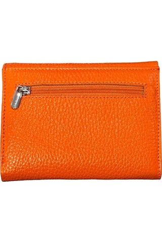Monte Lui Mntc12 Deri Cüzdan Kartlık Turuncu Turuncu