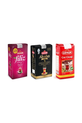 Çaykur Filiz-altınbaş-çay Çiçeği 200 Gr 3 Lü Karma Paket