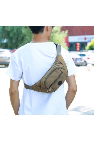 Açık Hava Sporları Ve Egzersiz İçin Pratik Çapraz Bel Çantası, Koşu Yürüyüş Antrenmanlarda Rahat Taşıma Gri