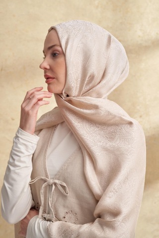 Armanda Jose Jakar Ethnic Desen Şal- 3303 Bej