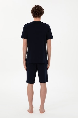 U.S. Polo Assn. Erkek Bisiklet Yaka Lacivert Pijama Takımı 50309821-VR033