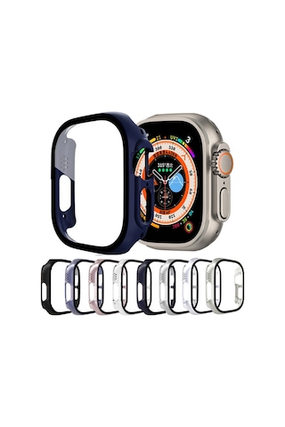 Ally Apple Uyumlu Watch Ultra 49 MM için Hard PC Full Koruma Sert Armor