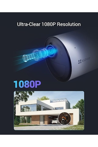 Ezviz Cs-cb3/sp Bullet Full Hd 2 Mp Güneş Enerjili Gece Mkmk45ezv0012