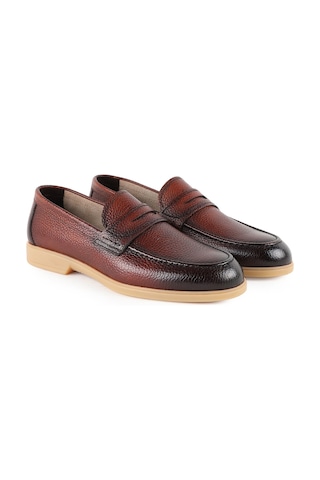 Libero L5956 Erkek Kauçuk Taban Bağcıksız Günlük Loafer Ayakkabı Taba