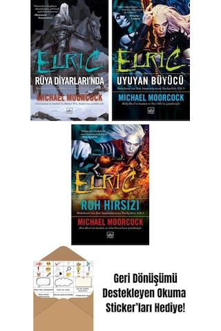 Elric: Rüya Diyarlarında Melnibone Nin Son İmparatorunun Tarihçeleri Cilt 5 + Elric: Uyuyan Büyücü Melnibone Nin Son İmparatorunun Tarihçeleri Cilt 3 + Elric: Ruh Hırsızı Melnibone Nin Son İmparatorunun Tarihçeleri Cilt 1