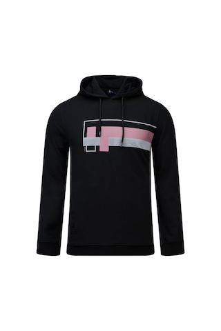 Hatemoğlu Siyah Regular Fit Baskılı Kapüşonlu Sweatshirt 2977611 Siyah