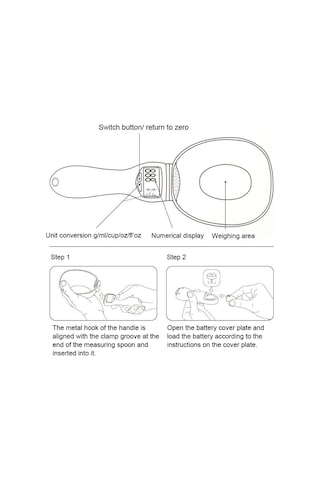 Vkemall Beyaz Evcil Hayvan Yemeği Ölçüm Kaşığı - Elektronik Ağırlık Ölçer, G/ml/bardak Birimleri, Su Geçirmez Lcd Ekranı