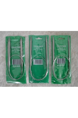 Çelik Telli Misinalı Şiş 60 Cm 6 No 7 No 8 No 1 Er Adet Çelik Telli Misinalı Şiş 60 Cm 6 No 7 No 8 No 1 Er Adet