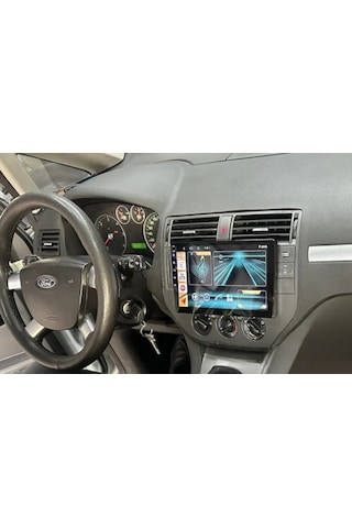 For-x Ford C-max 2004-2010 -9''android Gerçek 2+32 Gb / 4 Çekirdek 1.6ghz / Wıfı 5.0ghz / Bt 5.4-kablosuz Carplay-hd Kameralı 9"