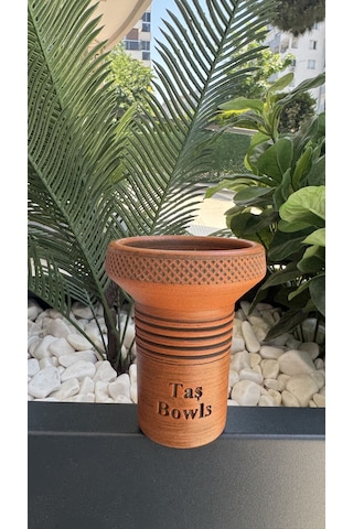 Taş Bowls Jitte-m Toprak Lüle / 6 Delikli