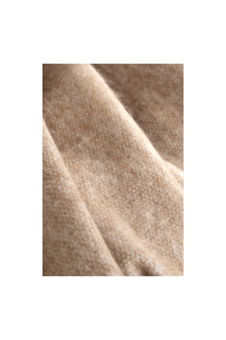 Scala Bej Tüylü Throw Battaniye 130x170