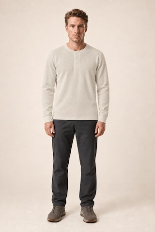 Redline Bron Erkek Yeni Sezon Oversize Düğmeli Sweatshirt Bej