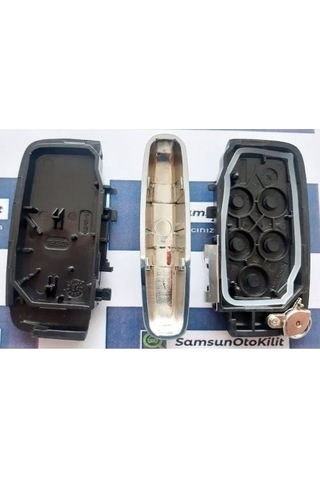 Range Rover Yazılı Smart Kumanda Kabı Anahtar Kabı 5 Buton