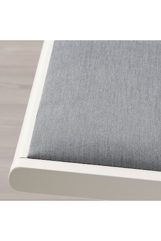 Frösvı Beyaz-knisa Açık Gri Katlanır Sandalye Masif Ahşap 1adet