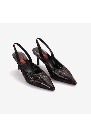Rouge Kadın Terlik 330-11 Bordo Kır. Rugan