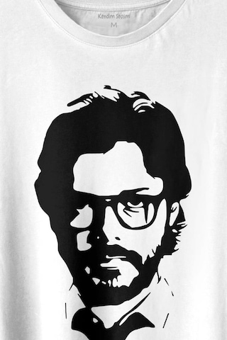 El Proffessor La Casa De Papel Profesör Baskılı Tişört Unisex T-shirt 001