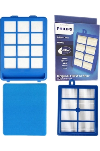 Philips Uyumlu Fc9919 07 Marathon Ultimate Hepa Filtre Seti